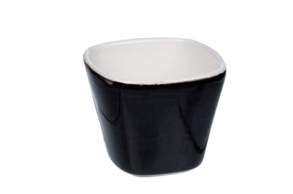 Black-White aperoset mini schaal wit 55 ml