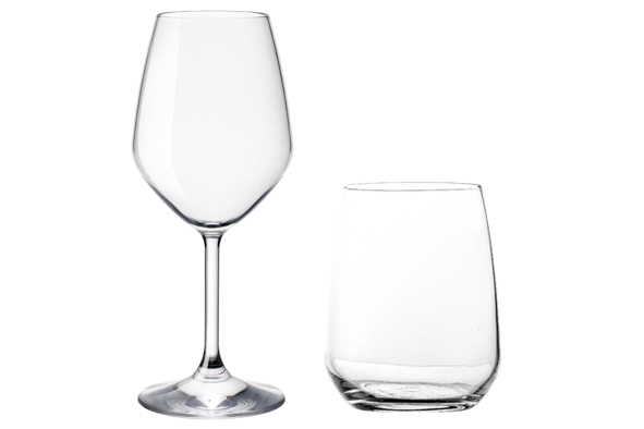Restaurant Gläser 8er-Set, 4 Weingläser Ø 8 x 22 cm und 4 Tumbler Ø 7 x 10,5 cm
