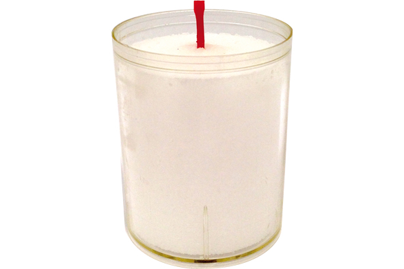 Theelichtjes set van 120, wit, D5 x 6,5 cm, 60 g