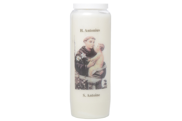9-Tage-Brander weiß St. Antonius Ø 6 cm