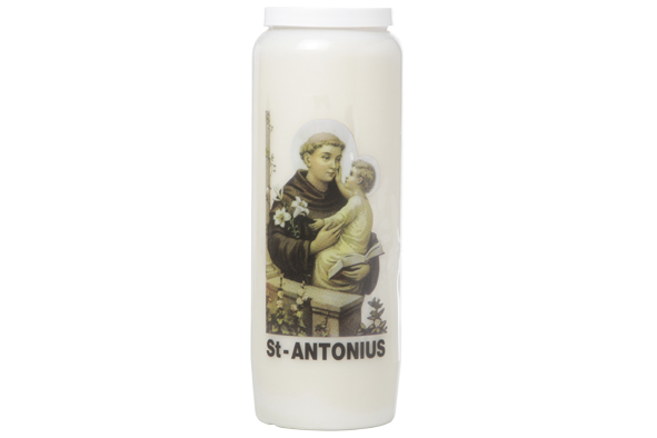 Noveenkaars 9 dagen Sint Antonius met gebed Ø 6 x h 18 cm