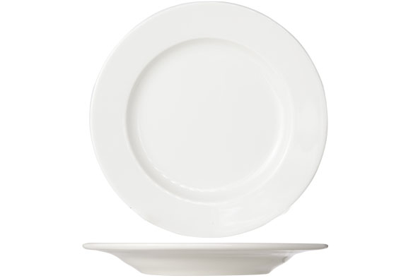 Buffet Rd plat bord porselein wit Ø 24 x h 2,35 cm