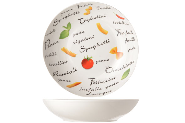 Pastabord 20 cm, set van 6