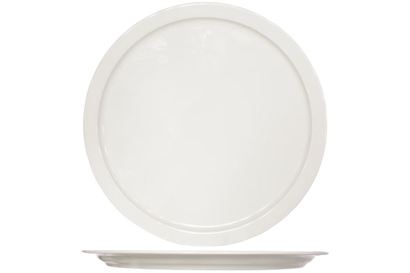 Buffet Rd pizzabord wit, Ø 32 cm