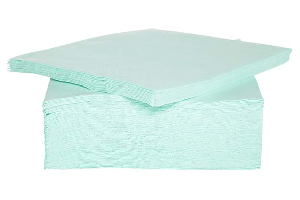 Ct Prof serveet 38 x 38 cm aqua set van 40