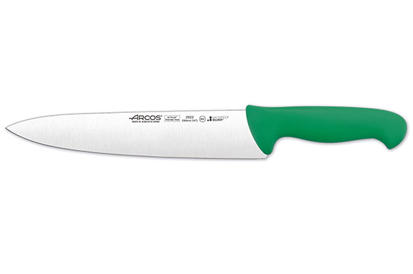 2900 Serie groen chefmes 25 cm roestvrij staal