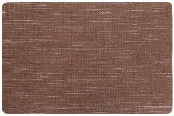 Placemat PVC brown 43.5 x 29 cm