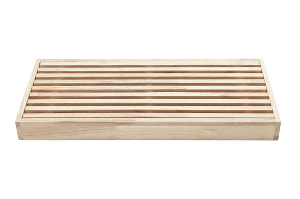 Brotschneidebrett mit Auffangschale 50 x 22 x 4,2 cm