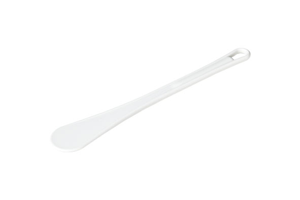 Spatel nylon 25 cm, wit