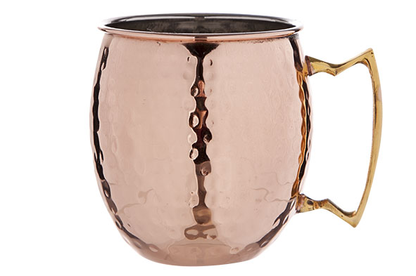 Moscow Mule Becher 8,5 x 10 cm 45 cl Kupfer gehämmert