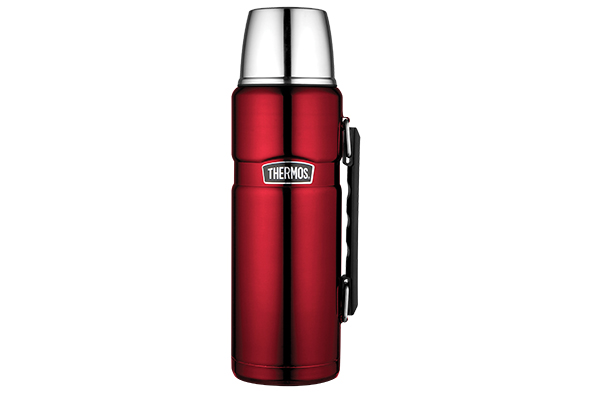 King Isolierflasche 1,2 l rot