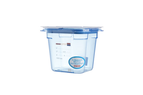 GNBox blauw GN 1/6 2,15 l hoogte 15 cm