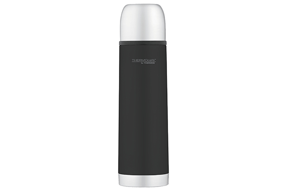 Soft Touch Isolierflasche Edelstahl schwarz 0,5 l, Ø 7x24,4 cm