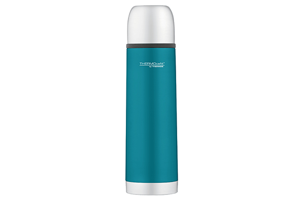 Soft Touch isoleerfles turkoois roestvrij staal 500 ml Ø 7 cm