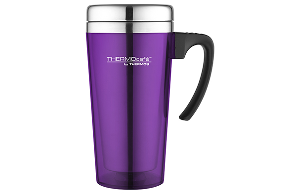 Soft Touch travel mug violet 420 ml