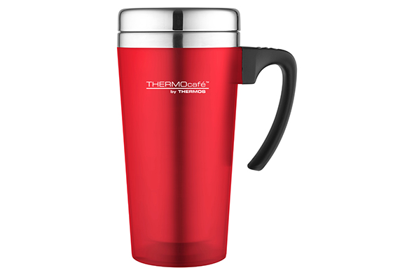Soft Touch thermosfles rood 0,42 l