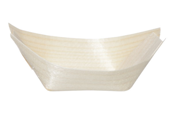 20er-Set Appetizerboot, Holz, 8 x 6 x 3 cm