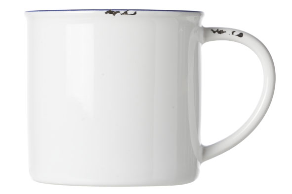 Antoinette beker, Ø 9 cm, 46 cl, steengoed, wit