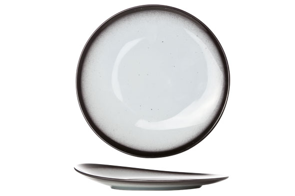 Vigo Shell plat bord porselein wit Ø 21 cm