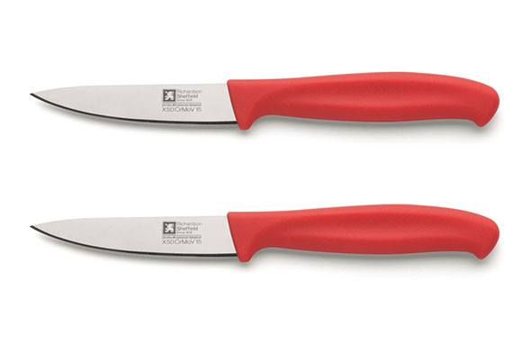 Richardson schilmesje, set van 2, rood