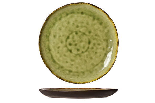 Mossa plat bord groen Ø 33 cm