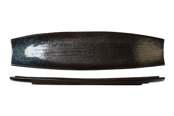 Black Yoru bord rechthoek zwart 51 x 13 x 3,5 cm