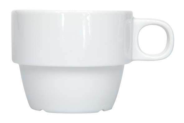 Nordika tas wit 16,5 cl set van 6