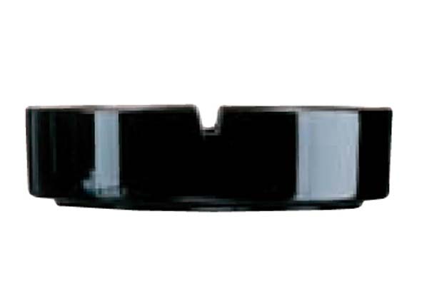 Aschenbecher schwarz Ø 8,5 cm 6er-Set