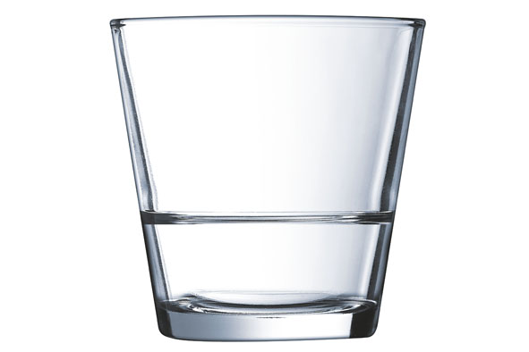 Stack Up tumbler glas 26 cl set van 6
