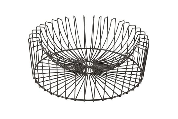Orbit fruitschaal rond, chroom, Ø 33 cm