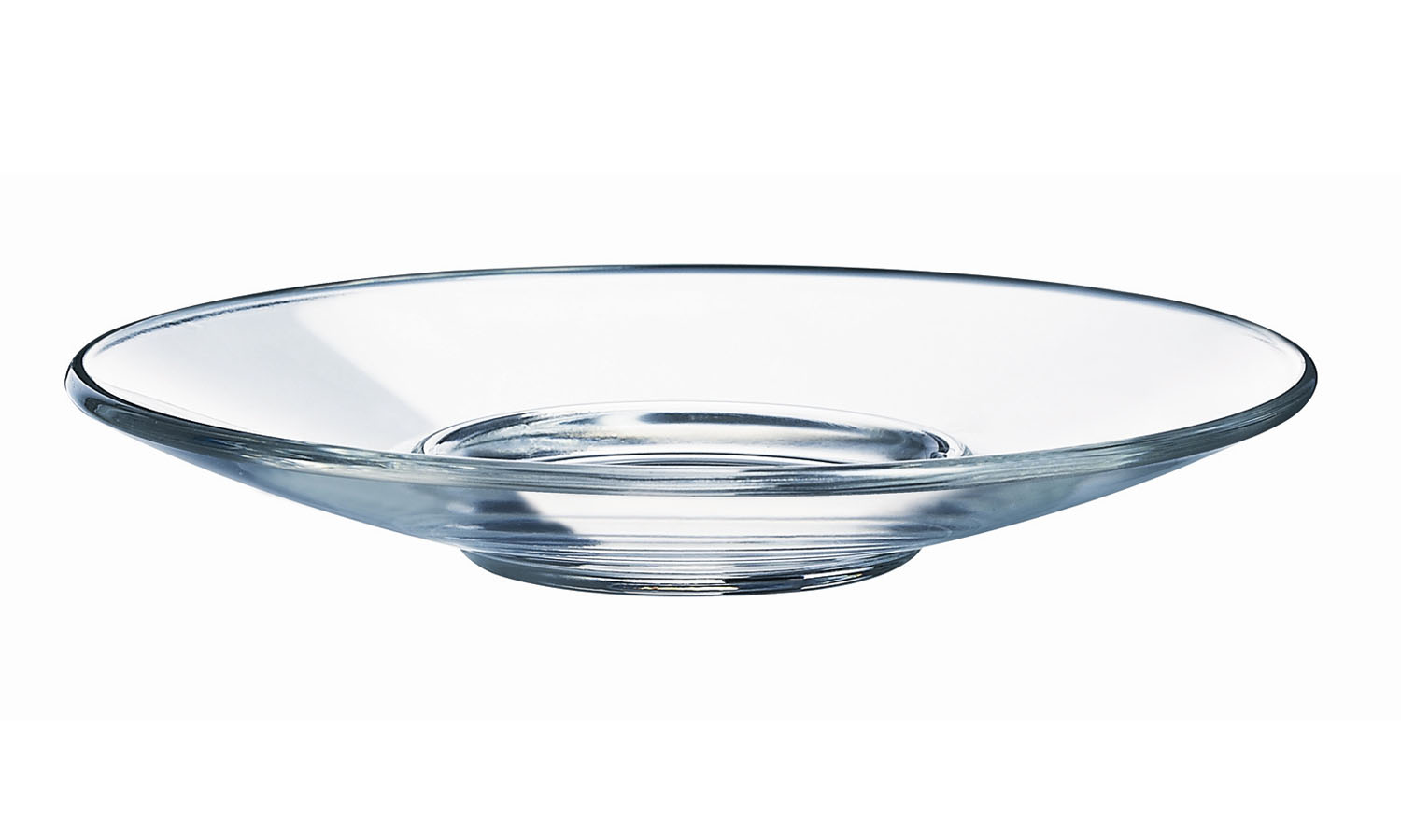 Aroma ondertas 12 cm transparant set van 6