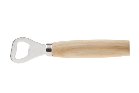 Flaschenöffner 14,7 cm aus Gummibaumholz