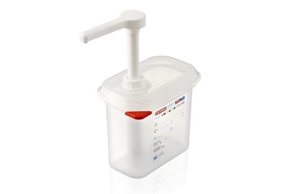 Araven GN1-9 Vorratsbehälter mit Pumpe 1,5 l