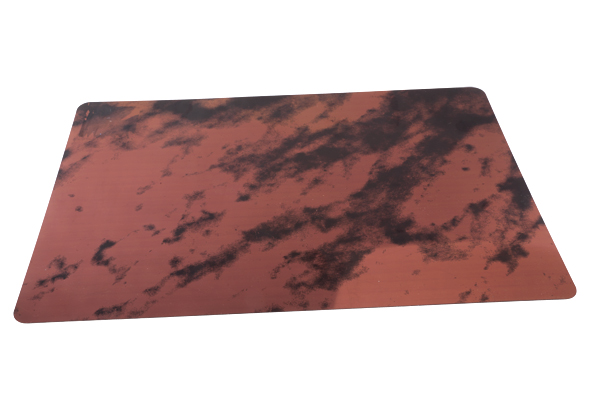 Placemat metallook, 43 x 30 cm, PVC, alukleur
