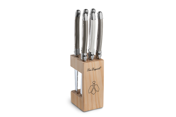 Lou Lagione set van 6 steakmessen, gemêleerde kleuren