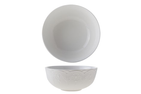 Belverdere White kom Ø 15,3 cm, h 6,5 cm, new bone china