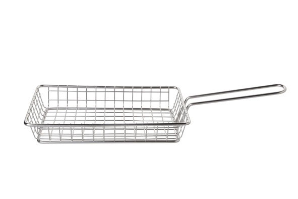 Panier à hamburger inox 25 x 16 x H 4 cm
