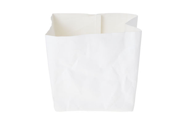 E-Cosy Brotsack waschbar, weiß, 14 x 15 cm
