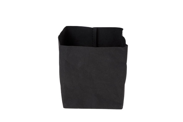 E-Cosy Brotbeutel waschbar Schwarz 10 x 10 x 12 cm