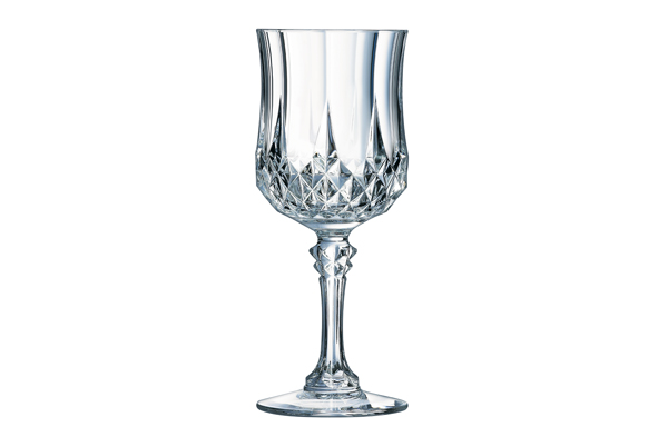 Longchamp wijnglas 250 ml set van 6, transparant