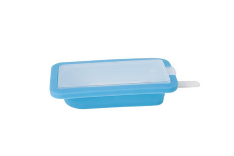 Ijslyvorm siliconen blauw 11,5 x 6,3 x 2,6 cm