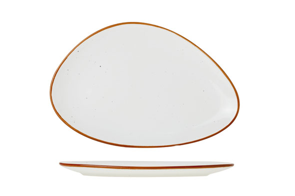 Terra Arena bord driehoek 21 cm