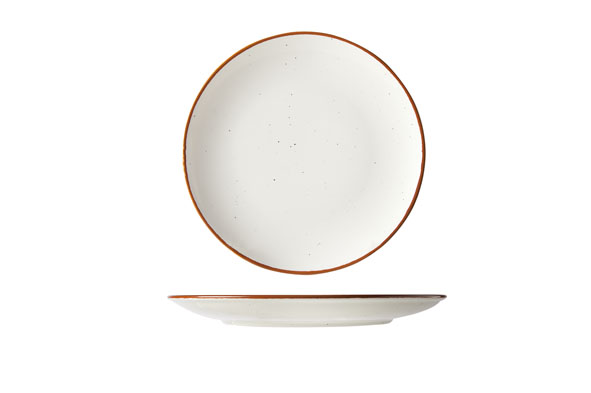 Terra Arena dessertbord Ø 18 cm, wit bruin