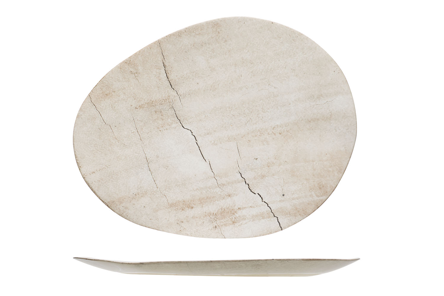 Lithos bord ovaal 37 x 29 cm