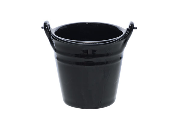 Bucket Black Mini-Eimer Ø 8,5 cm