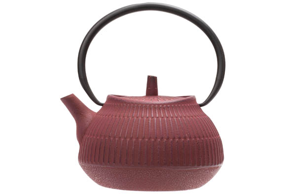 Yokohama theepot rood 1,1 l gietijzer 19,5 x 17,8 x 11,5 cm