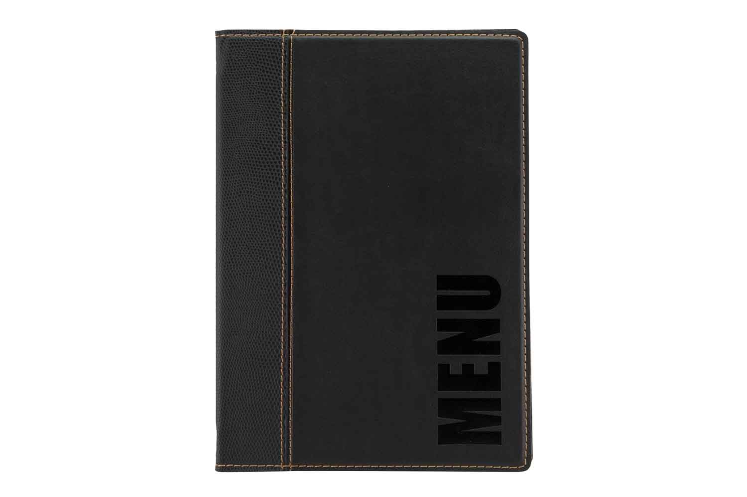 Trendy menu holder black 25.3 x 17.7 x H 0.8 cm A5