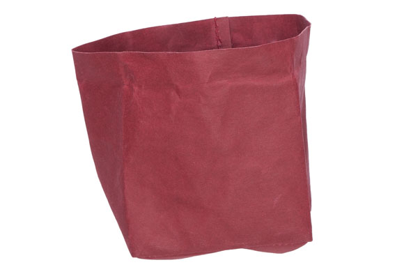 E-Cosy broodjeszak papier bordeaux 10 x 10 x 12 cm