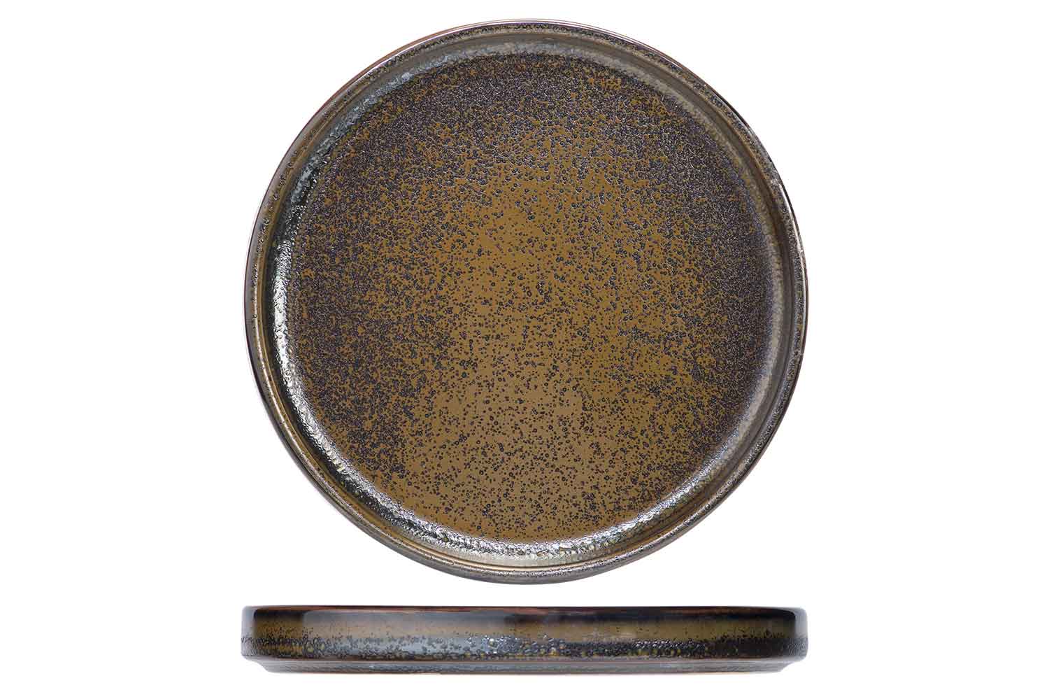 Yucatan dessertbord bruin Ø 22 cm
