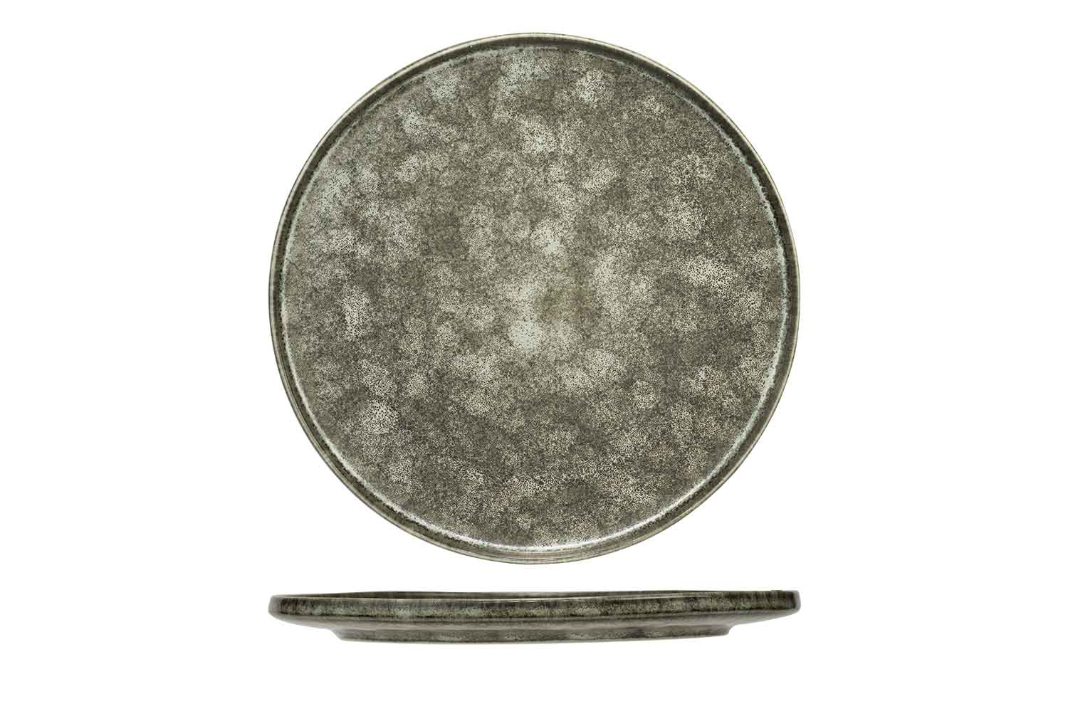 Istra dessertbord grijs-groen Ø 17 cm
